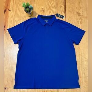NWT RHONE Delta Pique Polo Self Cooling Navy Blue Men’s XXL Performance Golf (2)